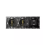 SIMON 100 W100-10010321x-039 Zestaw 3-krotny: 2 gniazda + 1 ładowarka 2xUSB 2,1 A