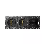 SIMON 100 W100-10010322x-039 Zestaw 3-krotny: 2 gniazda + 2x1 ładowarka USB SmartCharge 2x2,1 A