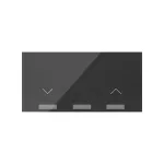 SIMON 100 W100-10001080x-138 Klawisz sterownik roletowy; czarny