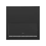 SIMON 100 W100-10020114x-238 Panel 1-krotny: iO, 1 klawisz ściemniacz; czarny mat