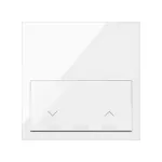 SIMON 100 W100-10020116x-130 Panel 1-krotny: iO, 1 klawisz roletowy; biały