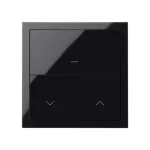SIMON 100 W100-10020117x-138 Panel 1-krotny: iO, 1 klawisz Master + 1 klawisz roletowy Master; czarny
