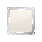 SIMON 54 GO WMDC-008N7P-041 Kontroler sterujący bezprzewodowo innymi urządzeniami Simon GO, max 30 akcji, sterowany smartfonem [Wi-Fi] - CONTROL; 230 V, (moduł); kremowy