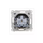 SIMON 54 WMDW-50111x-049 Gniazdo wtyczkowe do wersji IP44 Z USZCZELKĄ (moduł) 16A, 250V~, zaciski śrubowe; czarny *Uszczelka do ramek S54 PREMIUM