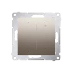 SIMON 54 GO WMDS-004xX2-044 Ściemniacz do pasków RGBW 12-24 V, 4 kanałowy, sterowany smartfonem [Wi-Fi] - DIMMER RGB (moduł); złoty mat