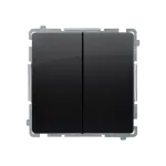 SIMON BASIC WMUL-051xxx-Y011 Łącznik świecznikowy z podświetleniem LED (moduł) 10AX, 250V~, szybkozłącza; czarny