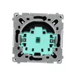 SIMON BASIC WMUW-00110x-Y021 Gniazdo wtyczkowe z uziemieniem (moduł) 16A, 250V~, zaciski śrubowe; czarny