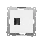 SIMON 55 WMDA-P95xx6-111 Gniazdo HDMI (moduł); Biały mat