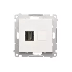 SIMON 55 WMDA-P95xx6-111 Gniazdo HDMI (moduł); Biały mat