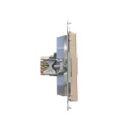 SIMON 55 WMDA-P95xx7-144 Gniazdo HDMI podwójne (moduł); Szampański mat