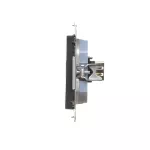 SIMON 55 WMDA-P95xx6-149 Gniazdo HDMI (moduł); Czarny mat