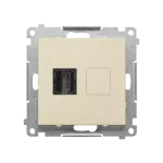 SIMON 55 WMDA-P95xx6-144 Gniazdo HDMI (moduł); Szampański mat