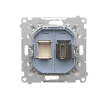 SIMON 55 WMDA-P95xx6-144 Gniazdo HDMI (moduł); Szampański mat