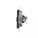 SIMON 55 WMDA-P96xx7-149 Gniazdo HDMI + RJ45 kat.6. (moduł); Czarny mat