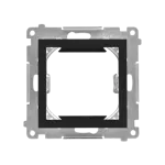 SIMON 55 WMDZ-74x4xx-149 Adapter (przejściówka) na osprzęt standardu 45 × 45 mm; Czarny mat