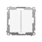 SIMON 55 WMDL-0107xx-111 Łącznik świecznikowy (moduł) 10 AX, 250 V~, szybkozłącza; Biały mat