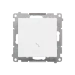 SIMON 55 WMDL-0103xx-111 Łącznik schodowy (moduł) 10 AX, 250 V~, szybkozłącza; Biały mat