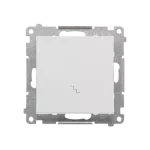 SIMON 55 WMDL-0103xx-114 Łącznik schodowy (moduł) 10 AX, 250 V~, szybkozłącza; Jasnoszary mat