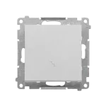 SIMON 55 WMDL-0103xx-143 Łącznik schodowy (moduł) 10 AX, 250 V~, szybkozłącza; Aluminium mat