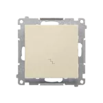 SIMON 55 WMDL-0103xx-144 Łącznik schodowy (moduł) 10 AX, 250 V~, szybkozłącza; Szampański mat