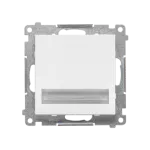 SIMON 55 WMDO-S3Kxxx-1-111 Oprawa oświetleniowa LED 230 V (0,93 W). Barwa ciepła biała 3100 K; Biały mat