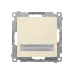 SIMON 55 WMDO-S3Kxxx-1-144 Oprawa oświetleniowa LED 230 V (0,93 W). Barwa ciepła biała 3100 K; Szampański mat