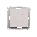 SIMON 55 WMDS-004xL1-114 Ściemniacz do LED ściemnialnych, klawiszowy, 15-200 W, 230 V (moduł); Jasnoszary mat