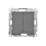 SIMON 55 WMDS-004xL1-116 Ściemniacz do LED ściemnialnych, klawiszowy, 15-200 W, 230 V (moduł); Grafitowy mat