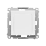 SIMON 55 WMDL-TEWH1-111 Łącznik hotelowy elektroniczny z podświetleniem LED z przekaźnikiem 16 A, 230 V~, z opóźnieniem wyłączenia 10,20,30 sek. (moduł); Biały mat