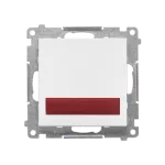SIMON 55 WMDS-030xxx-111 Sygnalizator świetlny LED – światło czerwone (moduł) 230 V~; Biały mat