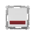 SIMON 55 WMDS-030xxx-114 Sygnalizator świetlny LED – światło czerwone (moduł) 230 V~; Jasnoszary mat