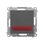 SIMON 55 WMDS-030xxx-116 Sygnalizator świetlny LED – światło czerwone (moduł) 230 V~; Grafitowy mat