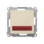 SIMON 55 WMDS-030xxx-144 Sygnalizator świetlny LED – światło czerwone (moduł) 230 V~; Szampański mat