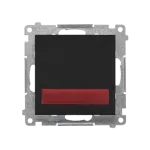 SIMON 55 WMDS-030xxx-149 Sygnalizator świetlny LED – światło czerwone (moduł) 230 V~; Czarny mat