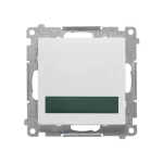 SIMON 55 WMDS-040xxx-111 Sygnalizator świetlny LED – światło zielone (moduł) 230 V~; Biały mat