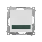 SIMON 55 WMDS-040xxx-114 Sygnalizator świetlny LED – światło zielone (moduł) 230 V~; Jasnoszary mat