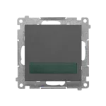 SIMON 55 WMDS-040xxx-116 Sygnalizator świetlny LED – światło zielone (moduł) 230 V~; Grafitowy mat