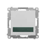 SIMON 55 WMDS-040xxx-143 Sygnalizator świetlny LED – światło zielone (moduł) 230 V~; Aluminium mat