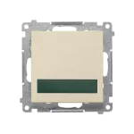 SIMON 55 WMDS-040xxx-144 Sygnalizator świetlny LED – światło zielone (moduł) 230 V~; Szampański mat