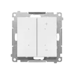 SIMON 55 WMDS-004xL1W-111 DIMMER – Ściemniacz do LED ściemnialnych, klawiszowy, 15-250 W, 230 V, sterowany smartfonem [WiFi], (moduł) ; Biały mat
