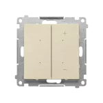SIMON 55 GO WMDS-TESRGB1W-144 Ściemniacz do pasków RGBW 12-24 V, 4 kanałowy, sterowany smartfonem [Wi-Fi] - DIMMER RGB (moduł); Szampański mat
