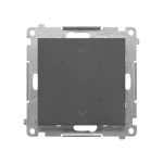 SIMON 55 GO WMDS-TEZ1W-116 Sterownik do rolety, żaluzji, markiz, firan, sterowany smartfonem [Wi-Fi] - SHUTTER; 2x5 A, 230 V, (moduł); Grafitowy mat