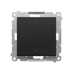 SIMON 55 GO WMDS-TEZ1W-149 Sterownik do rolety, żaluzji, markiz, firan, sterowany smartfonem [Wi-Fi] - SHUTTER; 2x5 A, 230 V, (moduł); Czarny mat