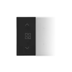 SIMON 55 WMDL-K1226X-149 Klawisz połówkowy z piktogramem grupy rolet do produktów elektronicznych; Czarny mat