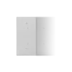 SIMON 55 WMDL-K1227X-143 Klawisz połówkowy lewostronny z piktogramem „+/-” do produktów elektronicznych; Aluminium mat