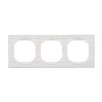 SIMON 55 WMDZ-0130xZ-170 Ramka 3-krotna Nature; Szkło mrożone białe