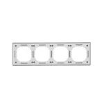 SIMON 55 WMDZ-0140xZ-180 Ramka 4-krotna Nature; Szkło mrożone błękitne
