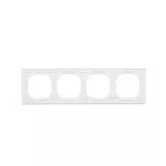 SIMON 55 WMDZ-0140xZ-170 Ramka 4-krotna Nature; Szkło mrożone białe
