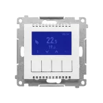 SIMON 55 WMDR-18XXX1-111 Termostat programowalny z wyświetlaczem z wew/zewn czujnikiem temperatury, bez sondy (moduł) 16(2) A, 230V~; Biały mat