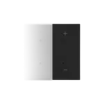 SIMON 55 WMDL-K1228X-149 Klawisz połówkowy prawostronny z piktogramem „+/-” do produktów elektronicznych; Czarny mat